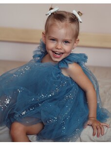 Dolly slávnostné šaty- Princess, modré