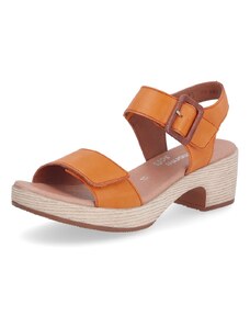 RIEKER Dámske sandále REMONTE D0N52-38 oranžová S4