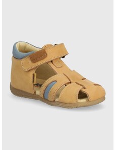 Detské semišové sandále Primigi hnedá farba