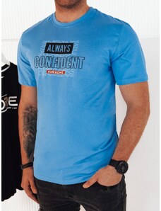 Dstreet Moderné modré tričko s potlačou