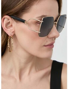 Slnečné okuliare Gucci dámske, zlatá farba, GG1564SA