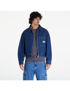 Pánska džínsová bunda Calvin Klein Jeans Denim Relaxed Zip Up Jacket Denim