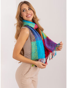 Fashionhunters Women's scarf with colorful fringes