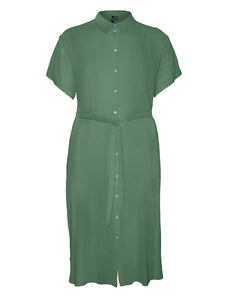Veromoda Curve Šaty nadmernej veľkosti - Zelená - Košeľové šaty