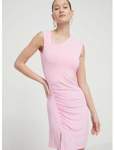 Šaty HUGO ružová farba,mini,priliehavá,50514027