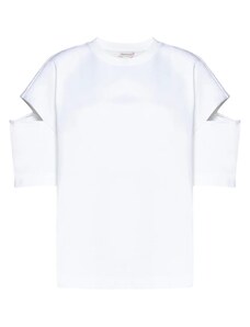 ALEXANDER MCQUEEN Cut-Out White tričko