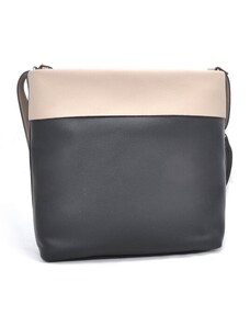 Elegantní kabelka v černo-béžové barvě Anekta C1901JM černá