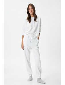 Koton Biele dámske pyžamové nohavičky