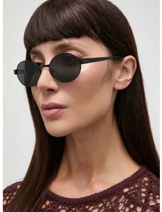 Slnečné okuliare Saint Laurent dámske, čierna farba, SL 692