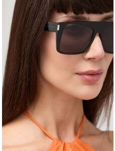 Slnečné okuliare Saint Laurent dámske, čierna farba, SL 651 VITTI