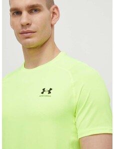 Tréningové tričko Under Armour žltá farba, jednofarebný, 1361683