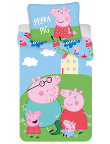 Faro Obliečky do postieľky Peppa Pig 07 100x135 40x60 cm 100% Bavlna