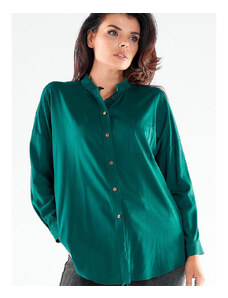 Dámska košeľa awama model 173922 Green