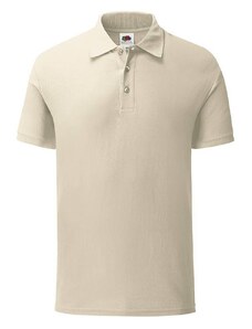 Fruit of the Loom Men's beige Iconic Polo Friut of the Loom T-shirt