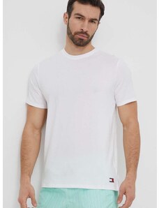Tričko Tommy Jeans 2-pak biela farba, jednofarebný, UM0UM03157