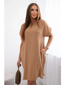 Fashionweek Dámske šaty s vreckami ľahké a vzdušne K5954