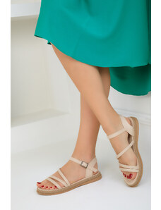 SOHO Béžové dámske sandále