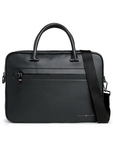 Elegantná pracovná taška Tommy Hilfiger - TH Modern Small Laptop Bag - BDS/002 Black (TH)