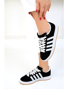 Soho Black and White Unisex Sneakers 19000