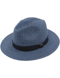 KASTORI Letný modrý klobúk bez pokrievky - Fedora Toyo