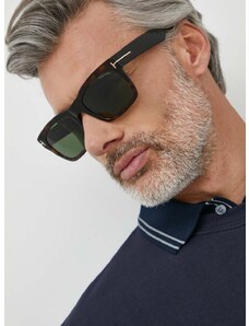 Slnečné okuliare Tom Ford pánske, hnedá farba, FT1062_5652N