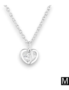 Strieborný náhrdelník "Srdce"