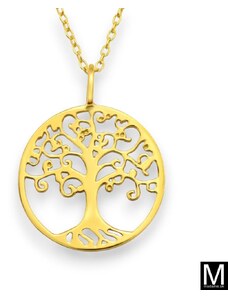 Pozlátený náhrdelník "Strom života"