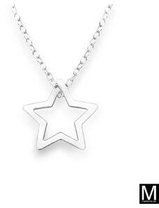 Strieborný náhrdelník "Hviezda"