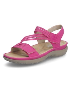 Dámske sandále RIEKER 64870-31 ružová S4