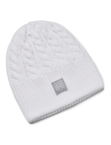 Čiapka Under Armour Halftime Cable Knit Beanie White