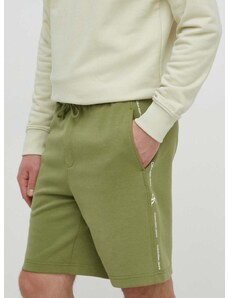 Šortky Calvin Klein Jeans pánske,zelená farba,J30J325129
