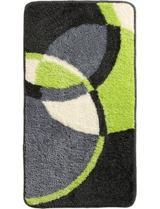 bonprix Kúpeľňová predložka s kruhmi, farba zelená, rozm. Predložka pred stojacie WC 45/50 cm