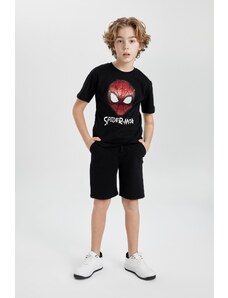 DeFacto Chlapčenské šortky Marvel Spiderman s krátkym rukávom, 2 ks B8905a824sm