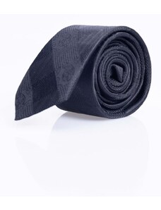 Tudors Čierna pánska kravata s jemným vzorom