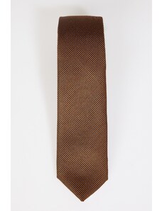 Tudors Pánska kravata Plain Tan s vlastným vzorom