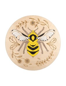 BeWooden Drevená dekorácia Bee Wooden Image