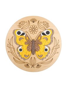 BeWooden Drevená dekorácia Butterfly Wooden Image