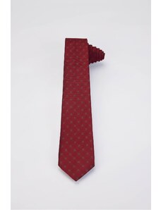 Tudors Klasická vrecková vreckovka so vzorom bordó červená kravata