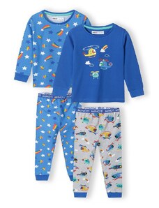 Minoti Chlapčenské pyžamo 2pack, Minoti, 15pj 9, modrá