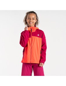 Detská softshellová bunda Dare2b CHEER oranžová/ružová