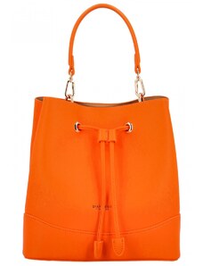 Dámska kabelka cez rameno oranžová - DIANA & CO Fency oranžová
