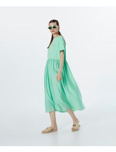Twist Dámske mätovo zelené šaty