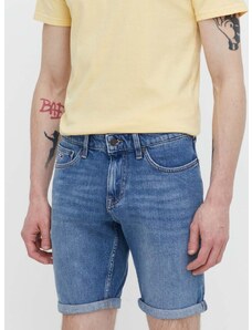 Rifľové krátke nohavice Tommy Jeans pánske, DM0DM18797