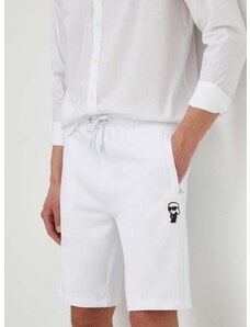 Šortky Karl Lagerfeld pánske,biela farba,542900.705032