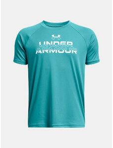 Under Armour T-Shirt UA Tech Split Wordmark SS-BLU - Boys