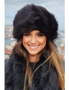 Mağazam Online Zimná čiapka Kalpak z umelej kožušiny - útulný sveter v ruskom štýle