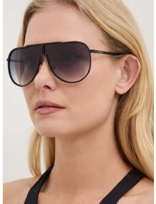 Slnečné okuliare Guess dámske, čierna farba