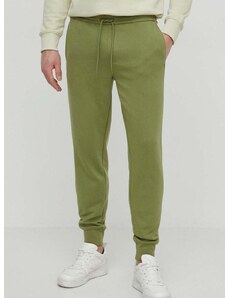 Tepláky Calvin Klein Jeans zelená farba,s potlačou,J30J325494
