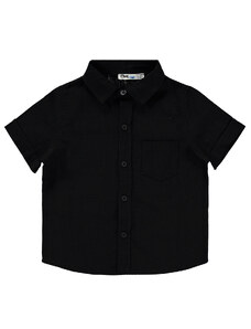 Civil Boys Chlapčenská košeľa 2-5 rokov čierna