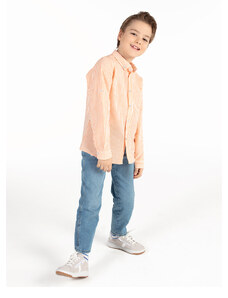 Civil Boys Chlapčenská košeľa 6-9 rokov oranžová